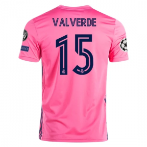 Real Madrid Federico Valverde 15 Udebanetrøje 2020 21 – Kortærmet