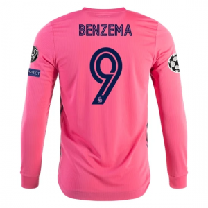 Real Madrid Karim Benzema 9 Udebanetrøje 2020 21 – Langærmet