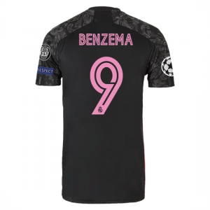 Real Madrid Karim Benzema 9 Tredje trøjer 2020 21 – Kortærmet