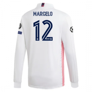 Real Madrid Marcelo 12 Hjemmebanetrøje 2020 21 – Langærmet