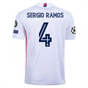Real Madrid Sergio Ramos 4 Hjemmebanetrøje 2020 21 – Kortærmet