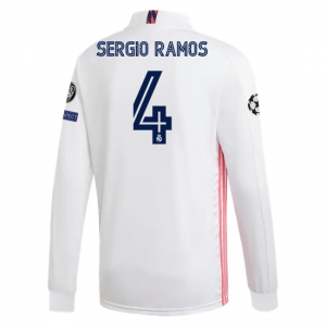 Real Madrid Sergio Ramos 4 Hjemmebanetrøje 2020 21 – Langærmet