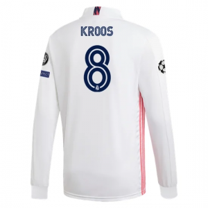 Real Madrid Toni Kroos 8 Hjemmebanetrøje 2020 21 – Langærmet