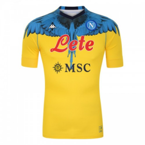 SSC Napoli Målmand Limited Edition Burlon trøjer 2021 – Kortærmet