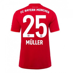 Thomas Müller 25 FC Bayern München Udebane trøjer 2019 20 – Kortærmet