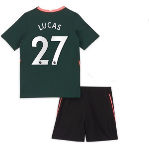 Tottenham Hotspur Lucas Moura 27 Børn Udebanetrøje 2020 21 – Kortærmet
