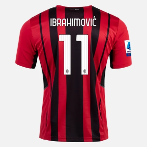 AC Milan Zlatan Ibrahimovic 11 Hjemme Trøjer 2021/22 – Kortærmet