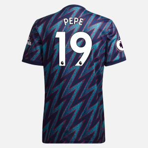 Arsenal Nicolas Pepe 19 Tredje Trøjer 2021/22 – Kortærmet