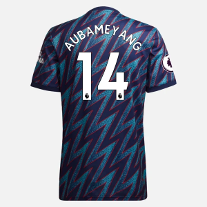 Arsenal Pierre Emerick Aubameyang 14 Tredje Trøjer 2021/22 – Kortærmet
