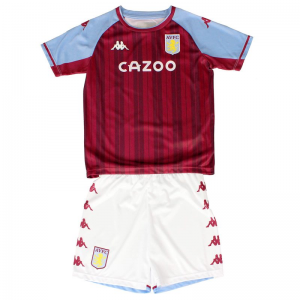 Aston Villa Børn HjemmebaneSæt 2021/22 – FodboldTrøjer(S/S)