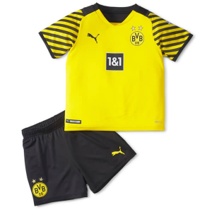 BVB Borussia Dortmund Børn HjemmebaneSæt 2021/22 – FodboldTrøjer(S/S)