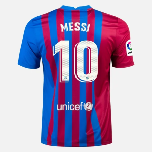 Barcelona Lionel Messi 10 Hjemme Trøjer  2021/22 – Kortærmet