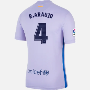 Barcelona Ronald Araujo 4 Ude Trøjer  2021/22 – Kortærmet