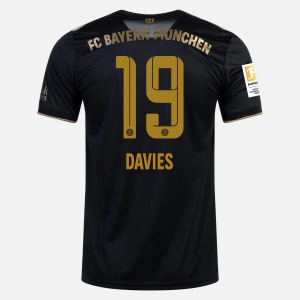 FC Bayern München Alphonso Davies 19 Ude Trøjer  2021/22 – Kortærmet