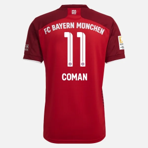 FC Bayern München Kingsley Coman 11 Hjemme Trøjer 2021/22 – Kortærmet