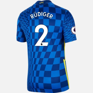 Chelsea Antonio Rudiger 2 Hjemme Trøjer  2021/22 – Kortærmet