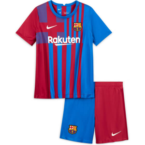 FC Barcelona Børn HjemmebaneSæt 2021/22 – FodboldTrøjer(S/S)
