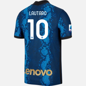 Inter Milan Lautaro Martinez 10 Hjemme Trøjer 2021/22 – Kortærmet