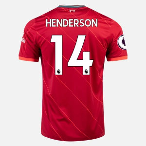 Liverpool FC Jordan Henderson 14 Hjemme Trøjer 2021/22 – Kortærmet