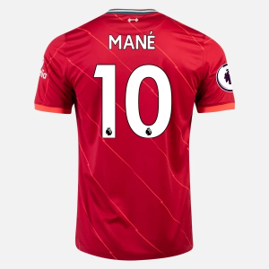 Liverpool FC Sadio Mane 10 Hjemme Trøjer  2021/22 – Kortærmet