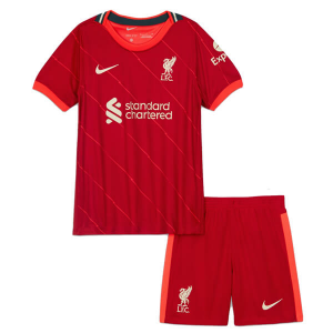 Liverpool Børn HjemmebaneSæt 2021/22 – FodboldTrøjer(S/S)