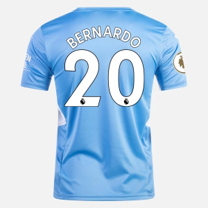 Manchester City Bernardo Silva 20 Hjemme Trøjer 2021/22 – Kortærmet