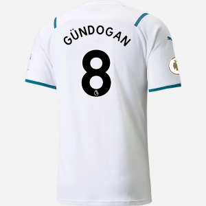 Manchester City Ilkay Gundogan 8 Ude Trøjer 2021/22 – Kortærmet