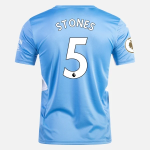 Manchester City John Stones 5 Hjemme Trøjer 2021/22 – Kortærmet