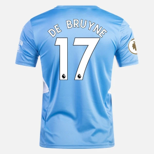 Manchester City Kevin De Bruyne 17 Hjemmebanetrøje 2021 2022 – FodboldTrøjer(S/S)