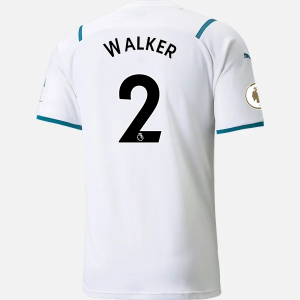 Manchester City Kyle Walker 2 Ude Trøjer 2021/22 – Kortærmet