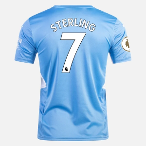 Manchester City Raheem Sterling 7 Hjemme Trøjer 2021/22 – Kortærmet
