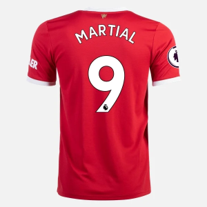 Manchester United Anthony Martial 9 Hjemmebanetrøje 2021 2022 – FodboldTrøjer(S/S)