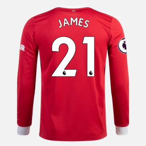 Manchester United Daniel James 21 Hjemme Trøjer 2021/22 – Langærmet