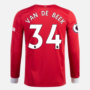 Manchester United Donny Van de Beek 34 2021/22 – Langærmet