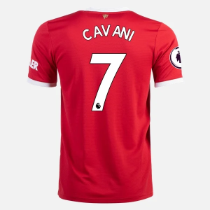 Manchester United Edinson Cavani 7 Hjemme Trøjer 2021/22 – Kortærmet