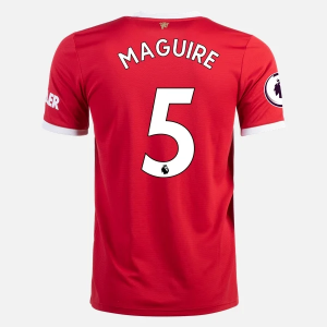 Manchester United Harry Maguire 5 Hjemme Trøjer 2021/22 – Kortærmet
