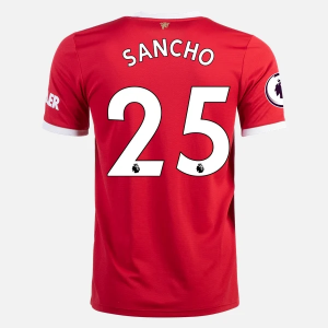 Manchester United Jadon Sancho 25 Hjemme Trøjer 2021/22 – Kortærmet