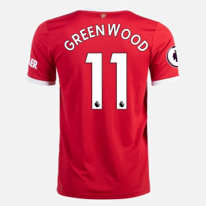 Manchester United Mason Greenwood 11 Hjemme Trøjer 2021/22 – Kortærmet