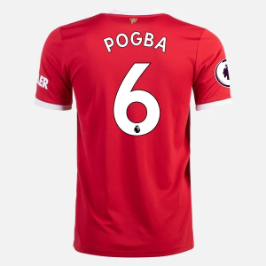 Manchester United Paul Pogba 6 Hjemmebanetrøje 2021 2022 – FodboldTrøjer(S/S)