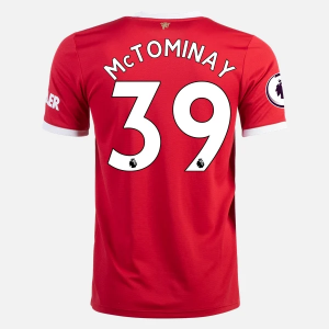 Manchester United Scott McTominay 39 Hjemme Trøjer 2021/22 – Kortærmet