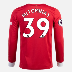 Manchester United Scott McTominay 39 Hjemme Trøjer 2021/22 – Langærmet
