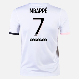 Paris Saint Germain PSG Kylian Mbappé 7 Ude Trøjer  2021/22 – Kortærmet