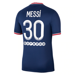 Paris Saint Germain PSG Lionel Messi 30 Jordan Brand Hjemme Trøjer 2021/22 – Kortærmet