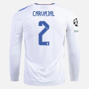 Real Madrid Dani Carvajal 2 Hjemme Trøjer 2021/22 – Langærmet