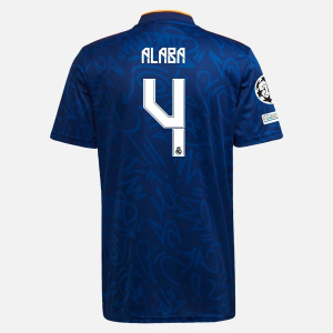Real Madrid David Alaba 4 Ude Trøjer  2021/22 – Kortærmet