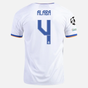Real Madrid David Alaba 4 Hjemme Trøjer  2021/22 – Kortærmet