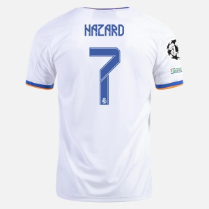Real Madrid Eden Hazard 7 Hjemmebanetrøje  2021 2022 – FodboldTrøjer(S/S)