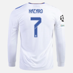 Real Madrid Eden Hazard 7 Hjemme Trøjer 2021/22 – Langærmet