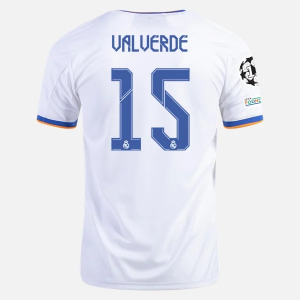 Real Madrid Federico Valverde 15 Hjemme Trøjer  2021/22 – Kortærmet