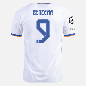Real Madrid Karim Benzema 9 Hjemme Trøjer  2021/22 – Kortærmet